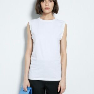NWOT Helmut Lang Raw Binding Tank